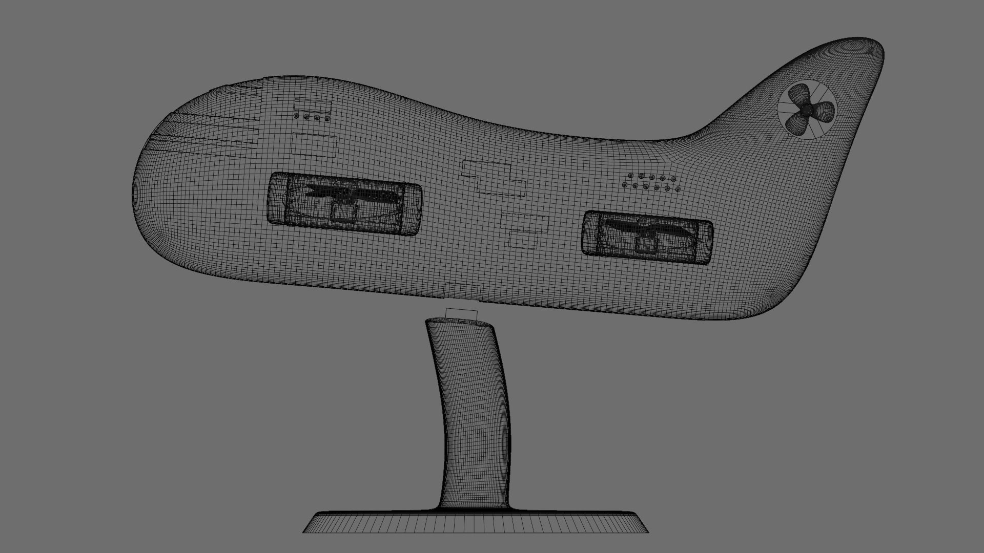 Toppat Clan airship 3D printable 3D print model_4