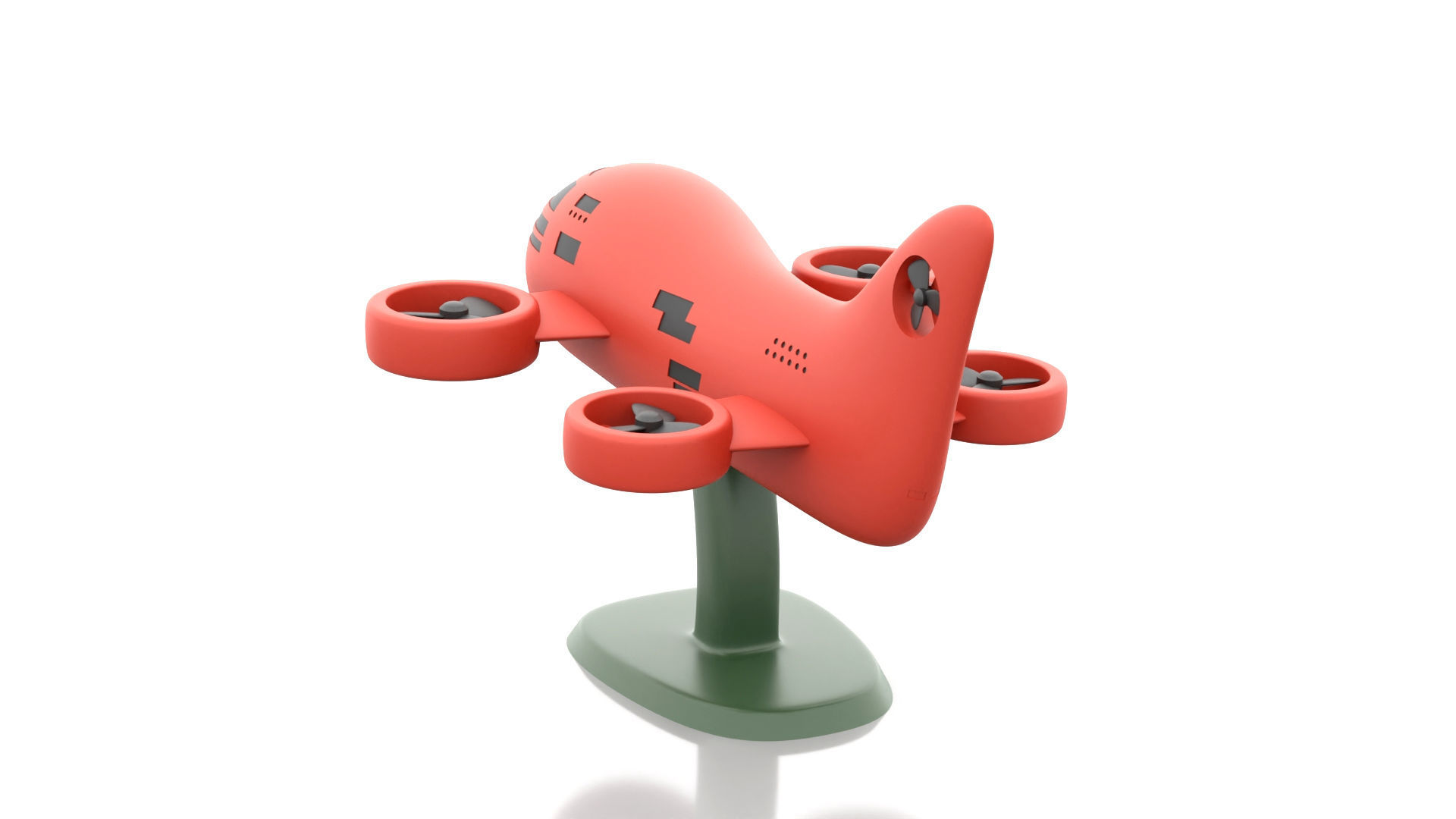 Toppat Clan airship 3D printable 3D print model_2