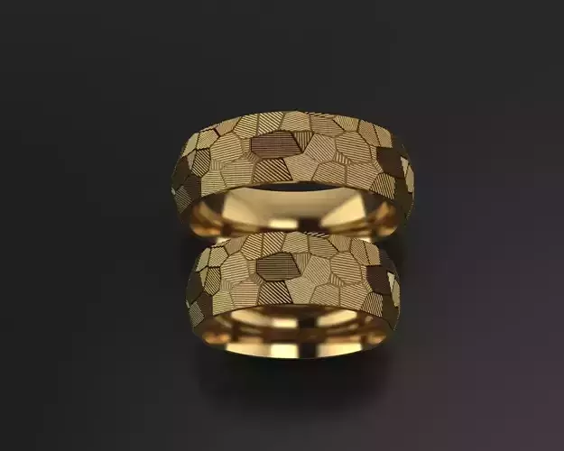 Wedding rings Female and man 