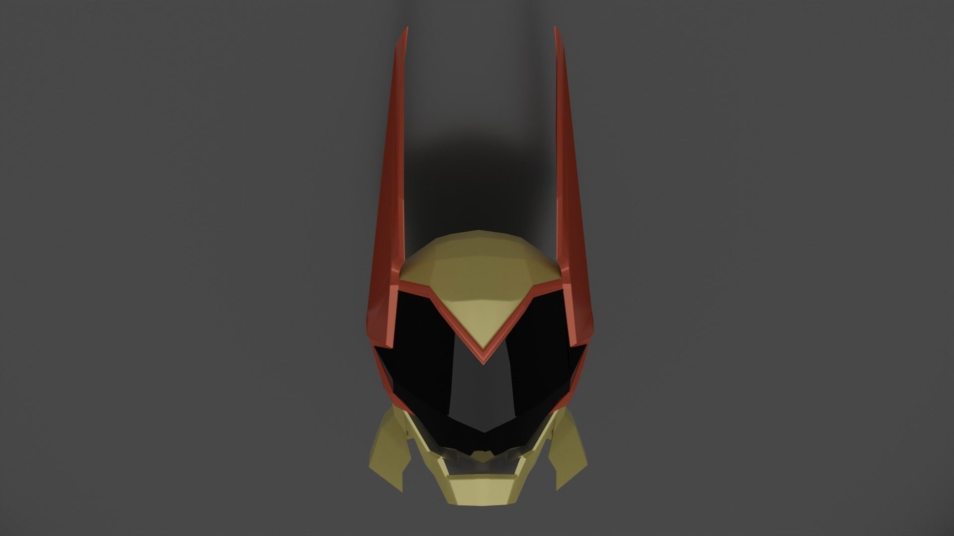 Low-Poly Terra Helmet - Kingdom Heart BBS Low-poly 3D model_1