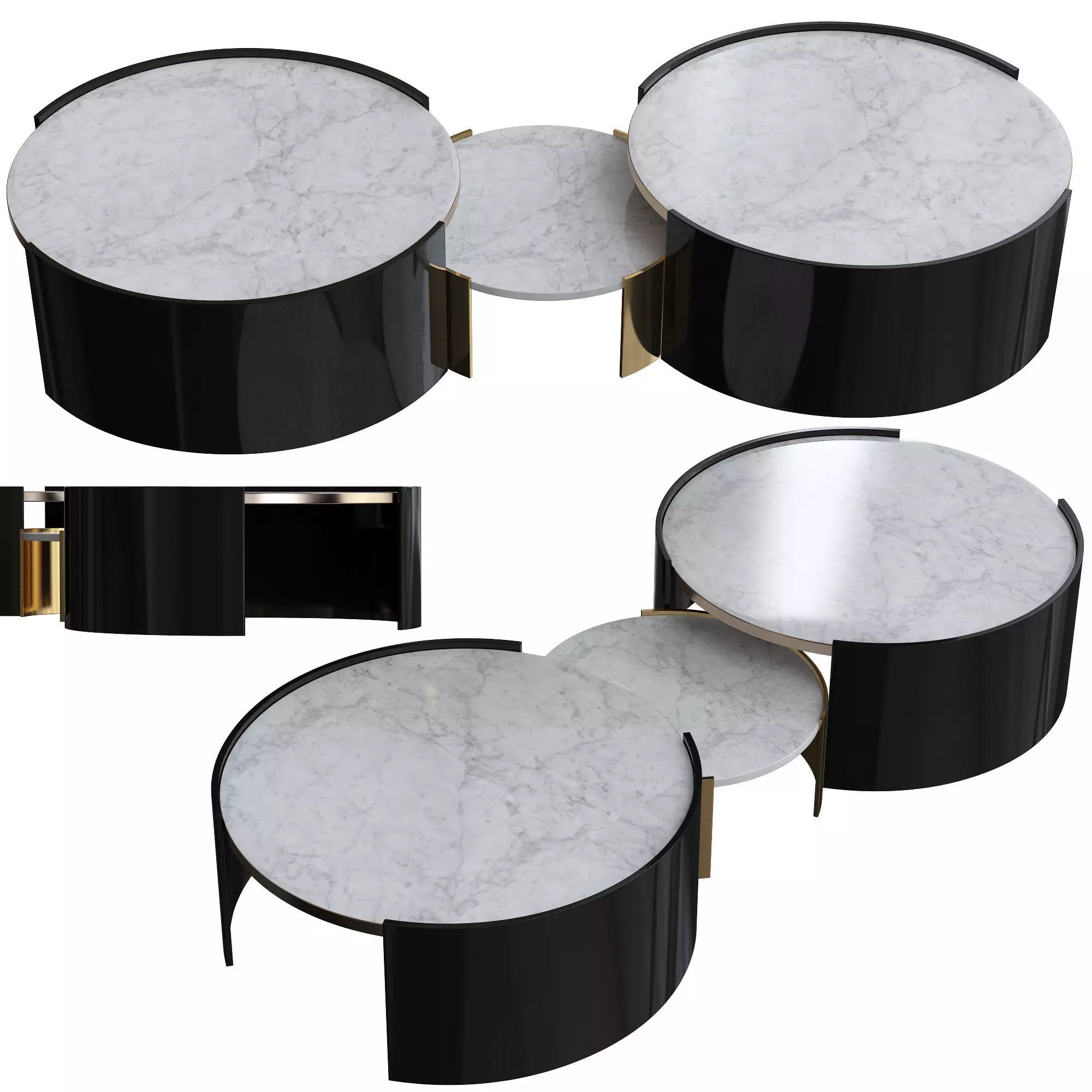 bowy coffee table 3D model