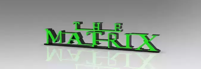 MATRIX LOGO Free 3D print model