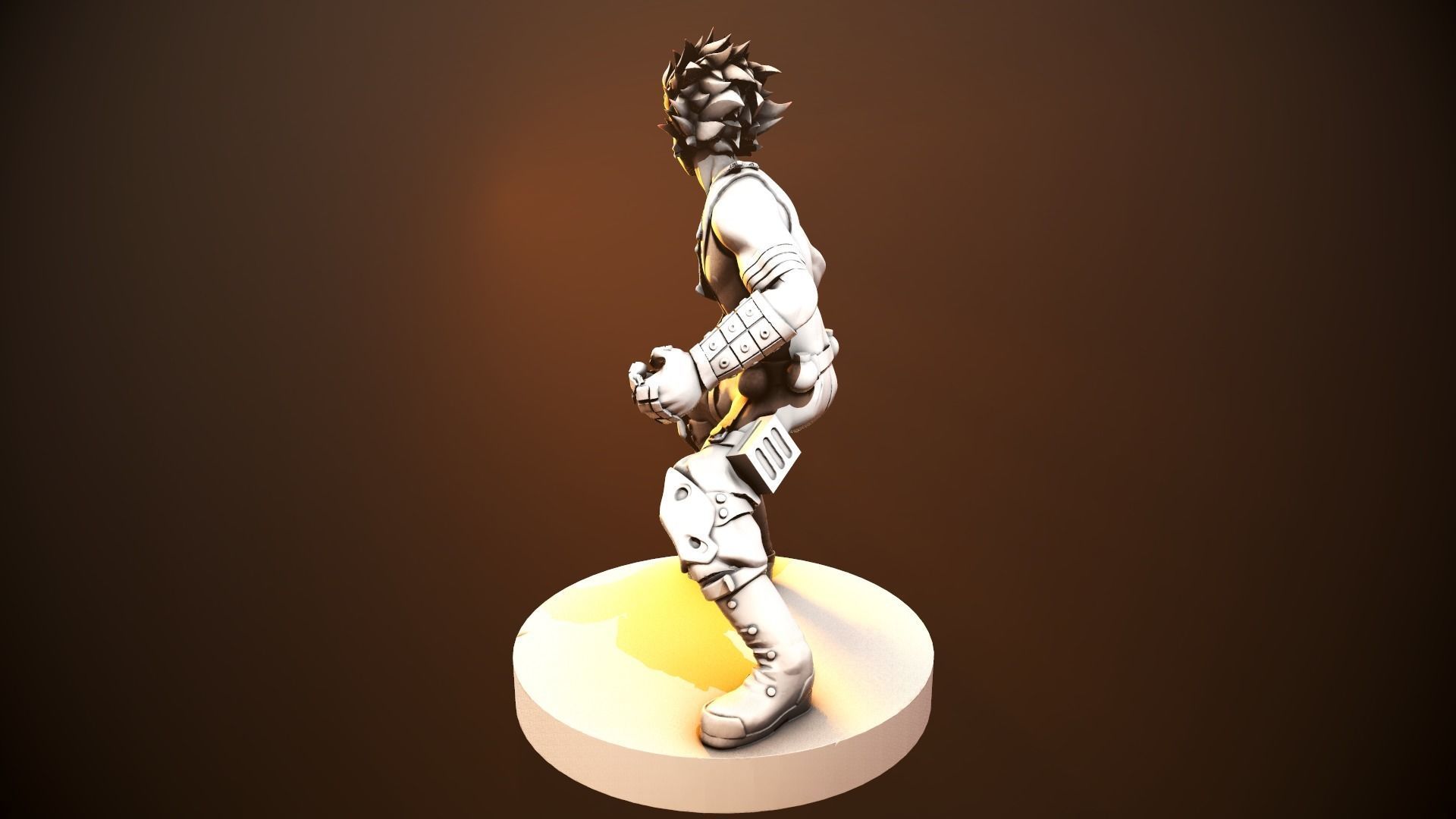 Katsuki Bakugou figurine 3D print model_10