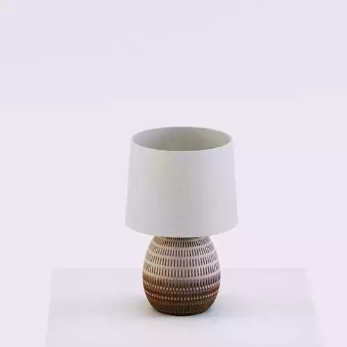 Pottery Base Table Lamp 3D model