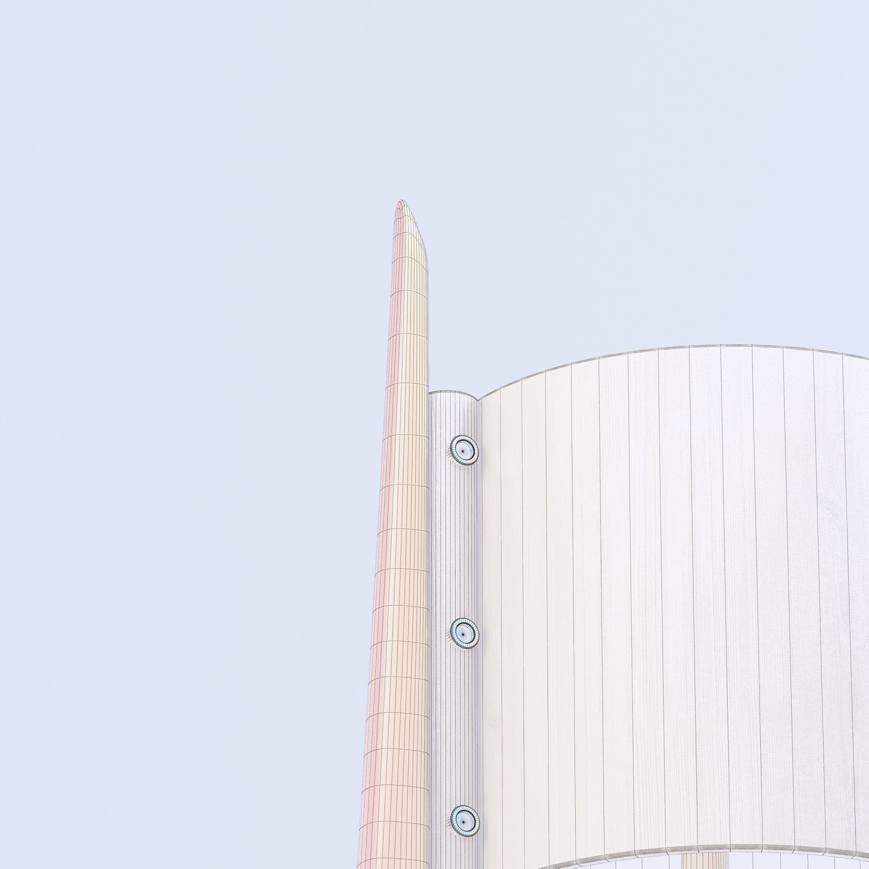 Funky U-shape Lamp 3D model_4