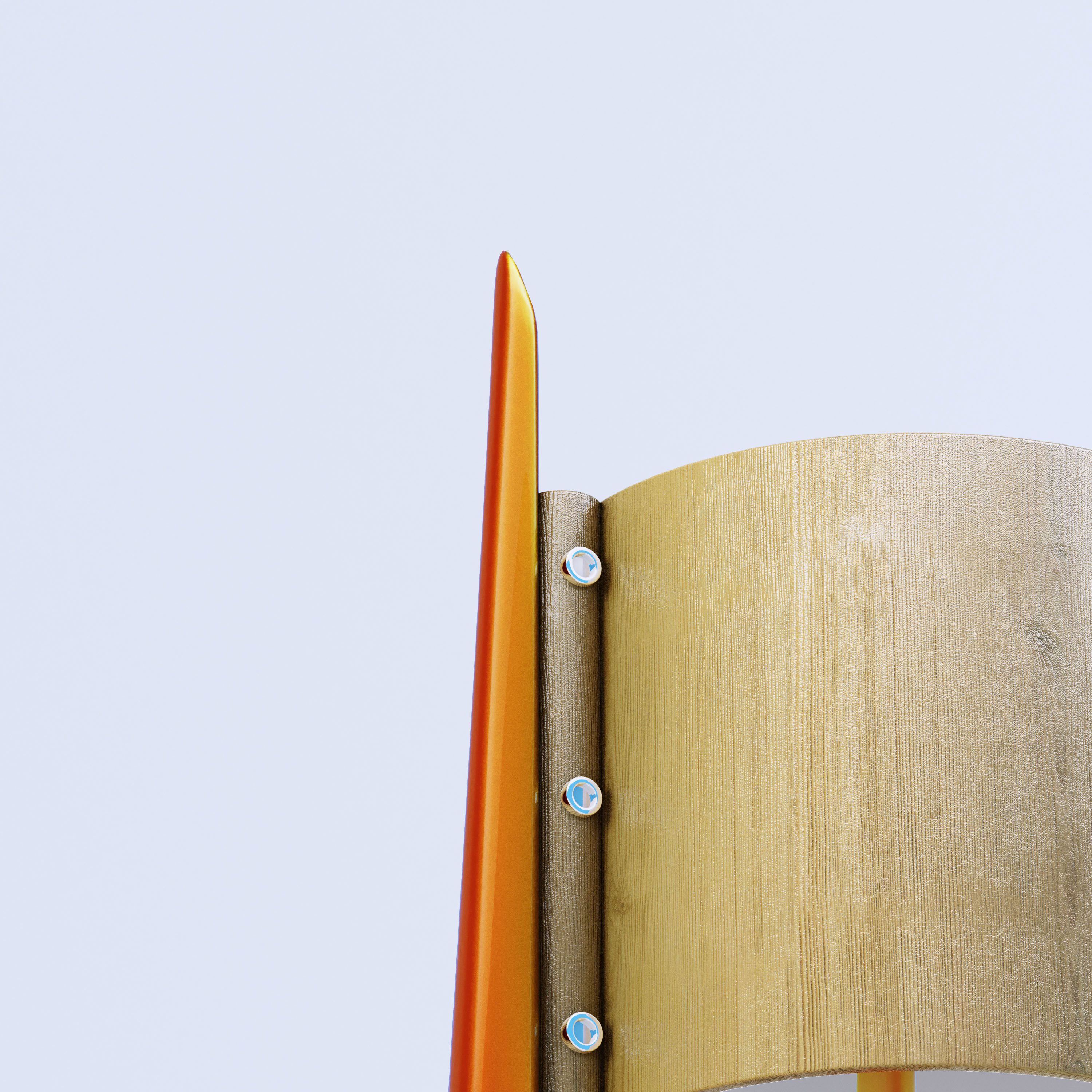 Funky U-shape Lamp 3D model_1