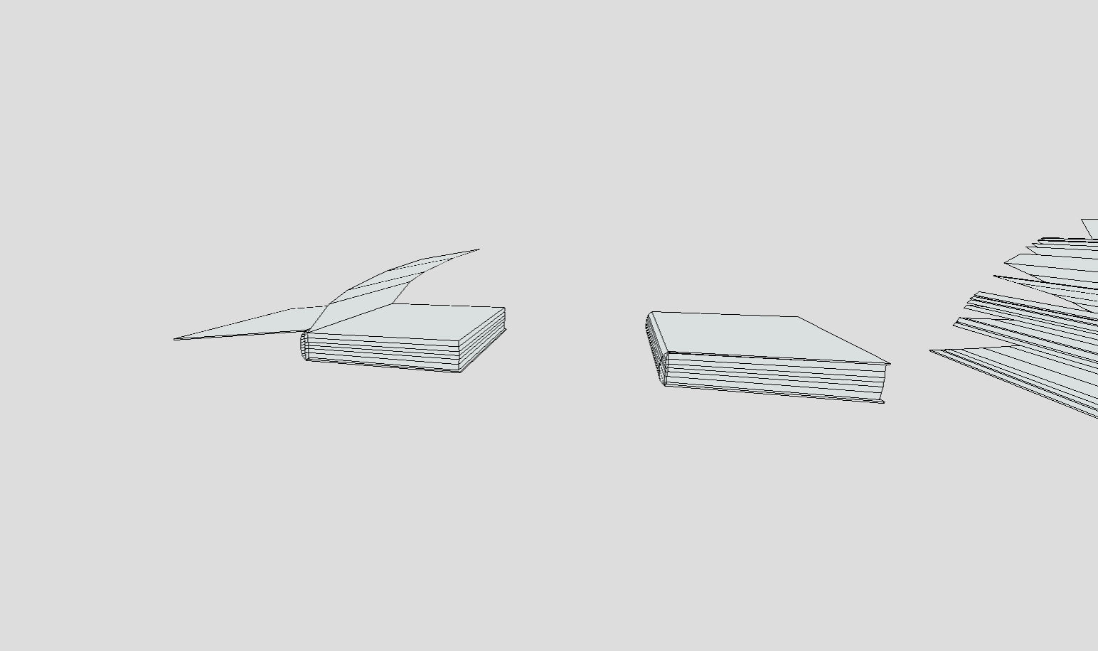 Fairy Tales Book Low-poly 3D model_6