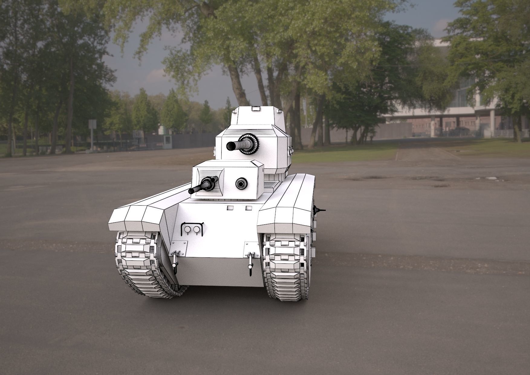 FCM F1 TANK 3d model 3D model_5