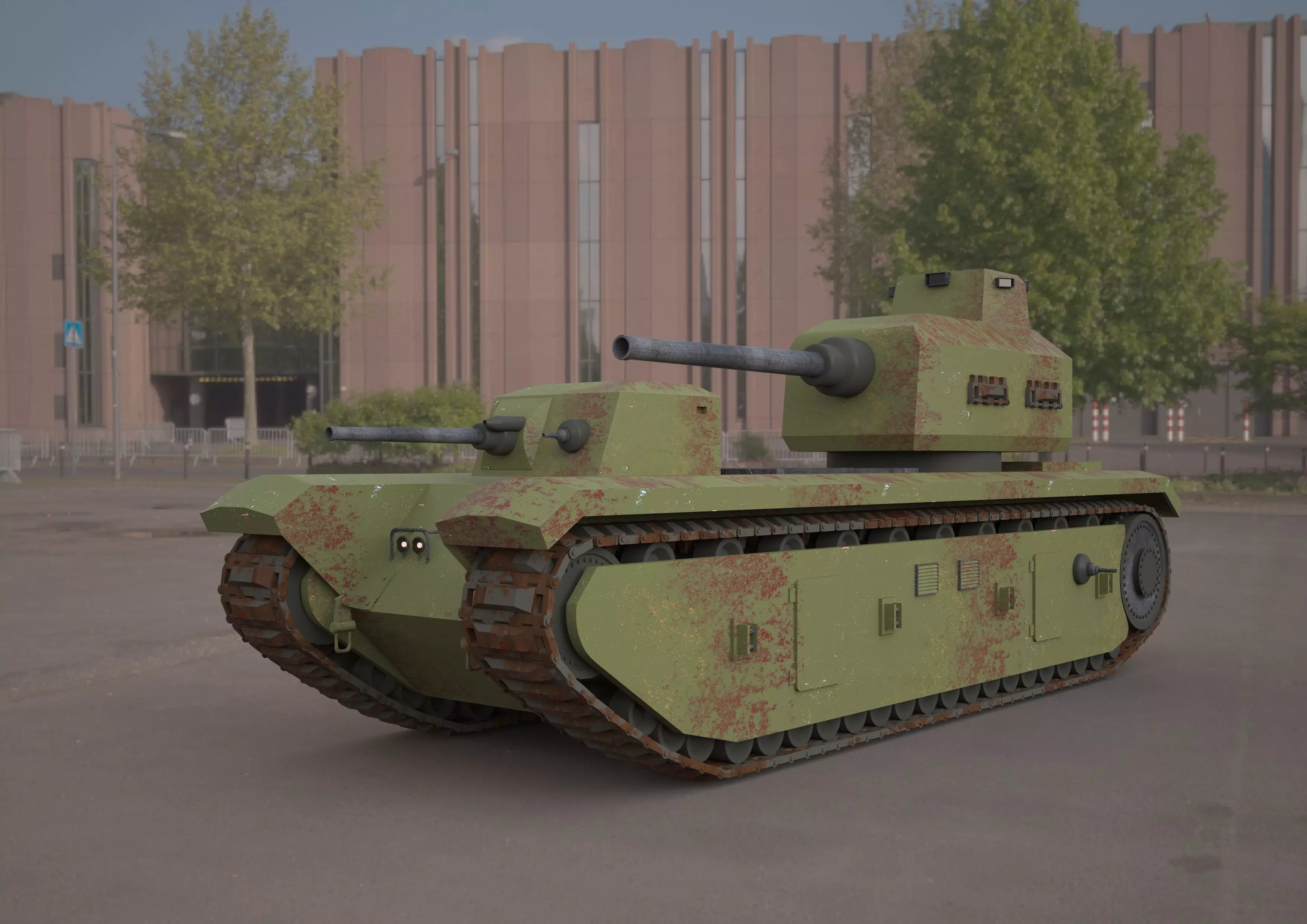 FCM F1 TANK 3d model 3D model_0