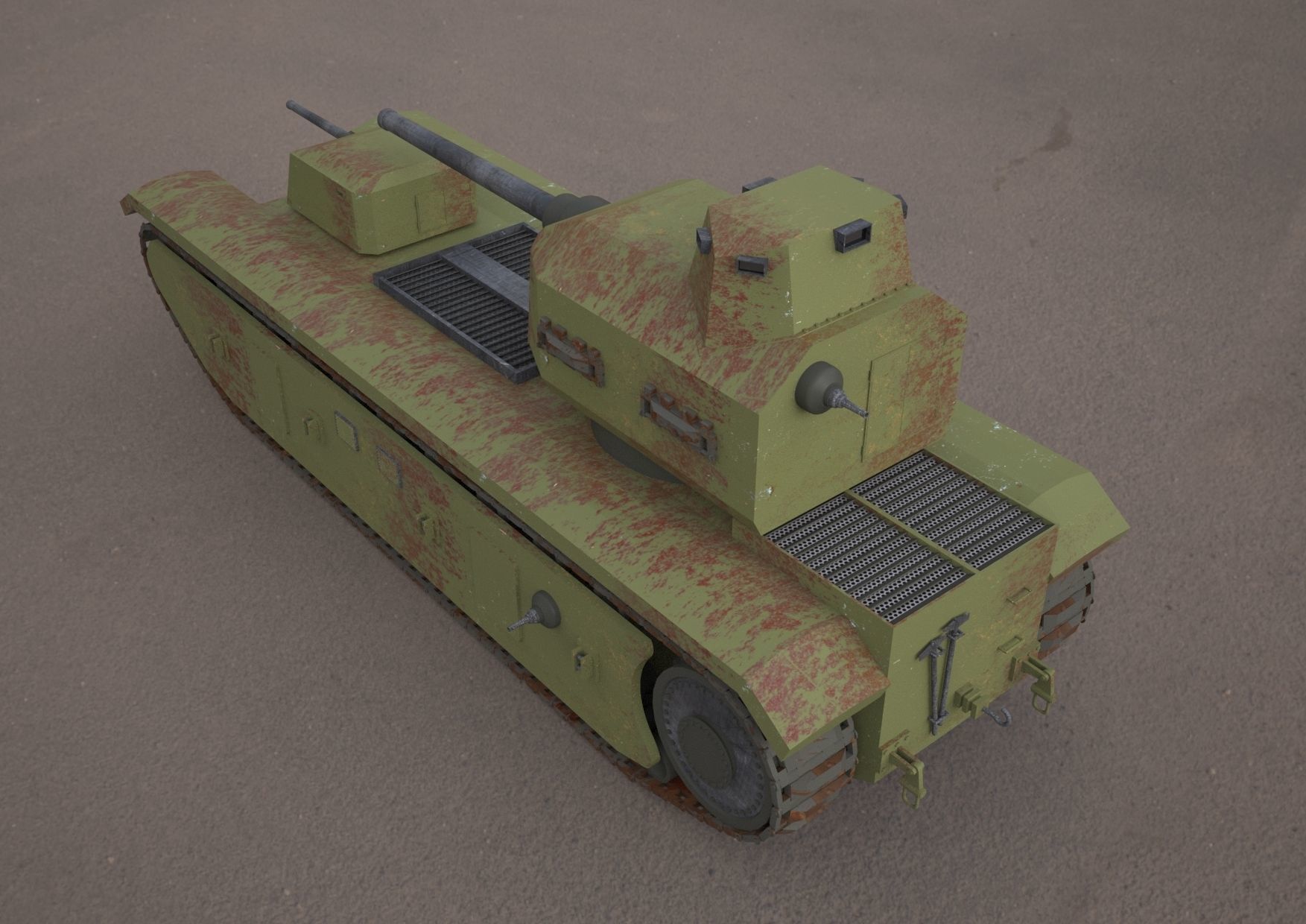 FCM F1 TANK 3d model 3D model_15