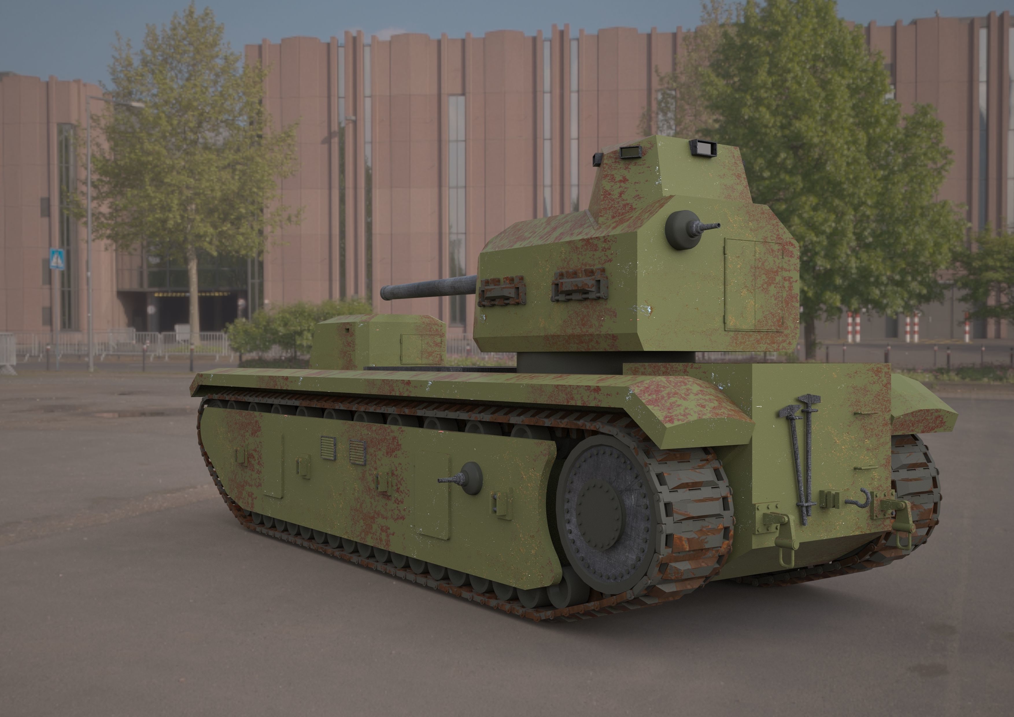 FCM F1 TANK 3d model 3D model_10