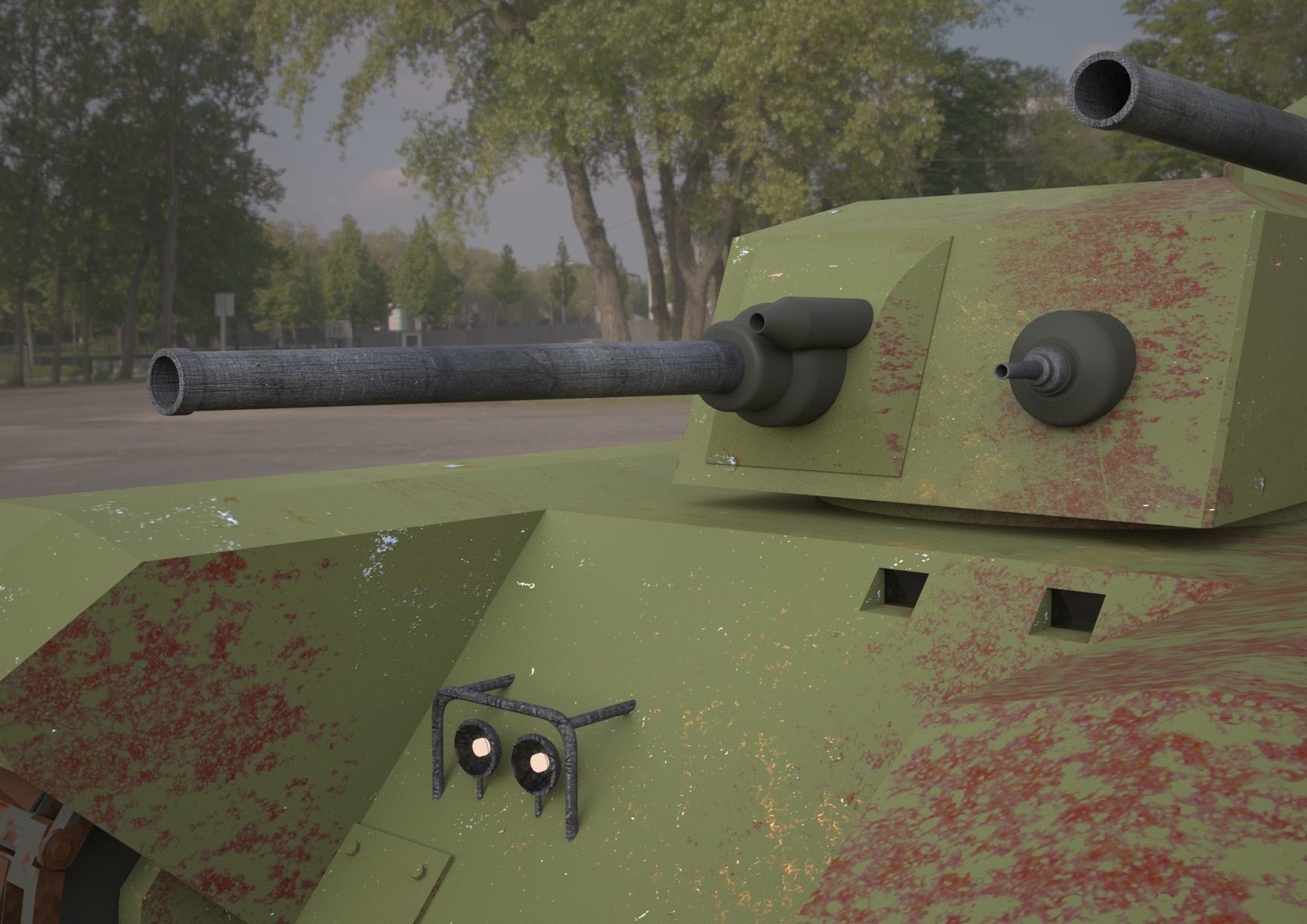 FCM F1 TANK 3d model 3D model_1