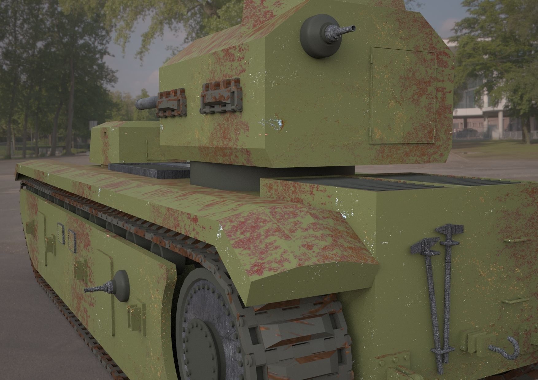 FCM F1 TANK 3d model 3D model_3