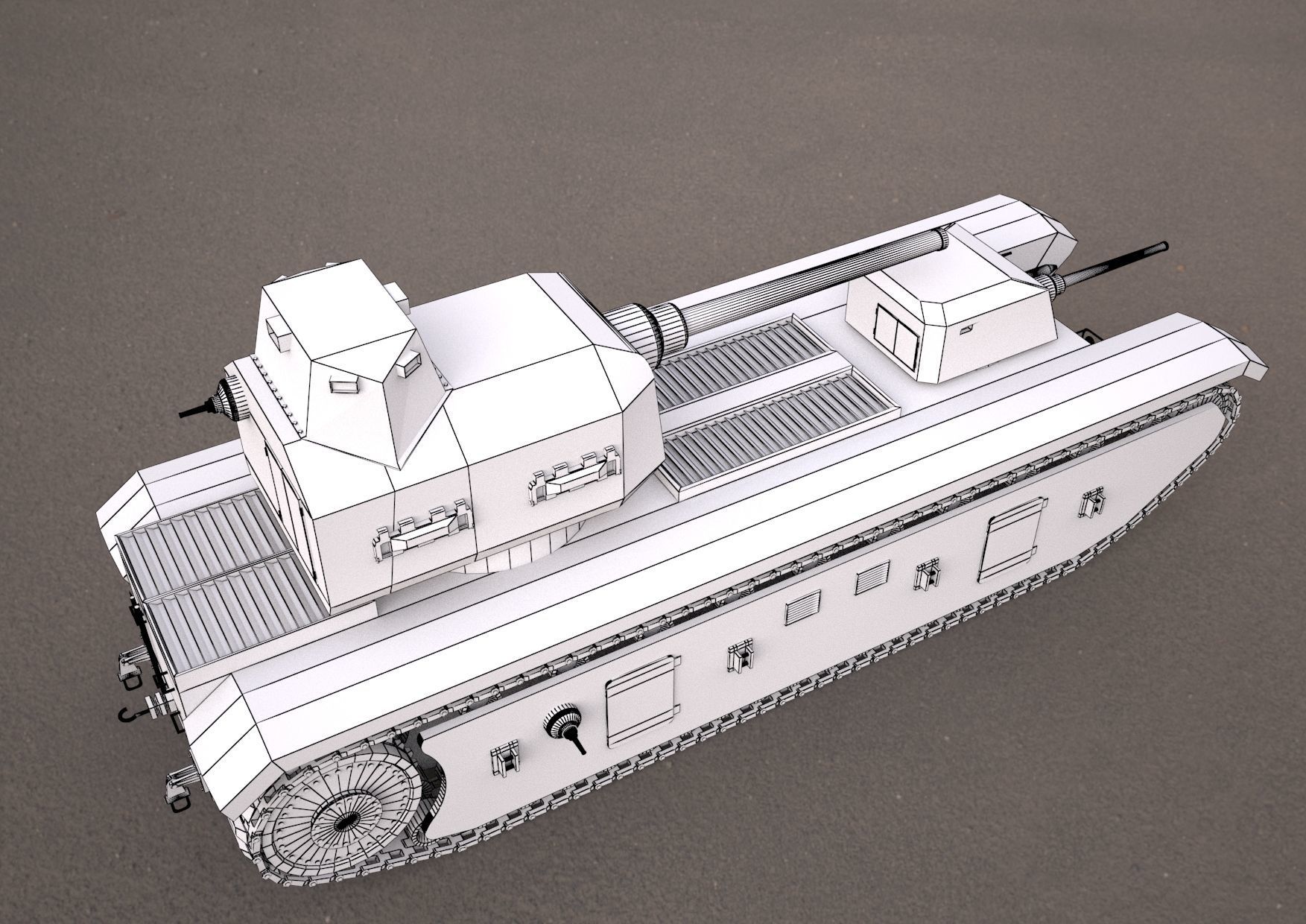 FCM F1 TANK 3d model 3D model_8