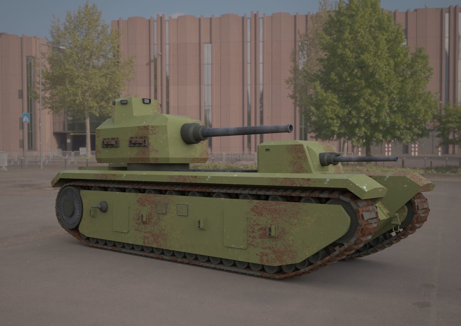 FCM F1 TANK 3d model 3D model_12