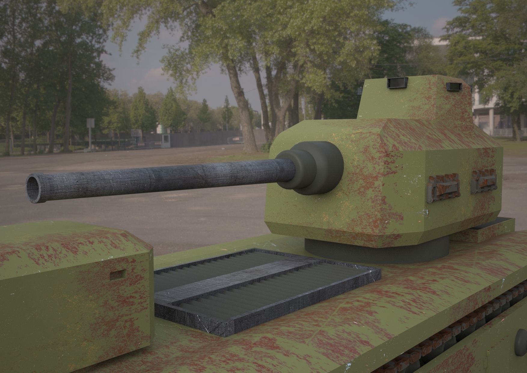 FCM F1 TANK 3d model 3D model_2