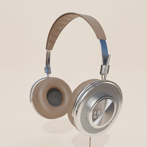 Artistic Headphones 3D model