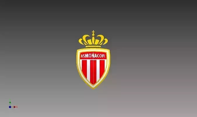 AS MONACO FC LOGO BADGE