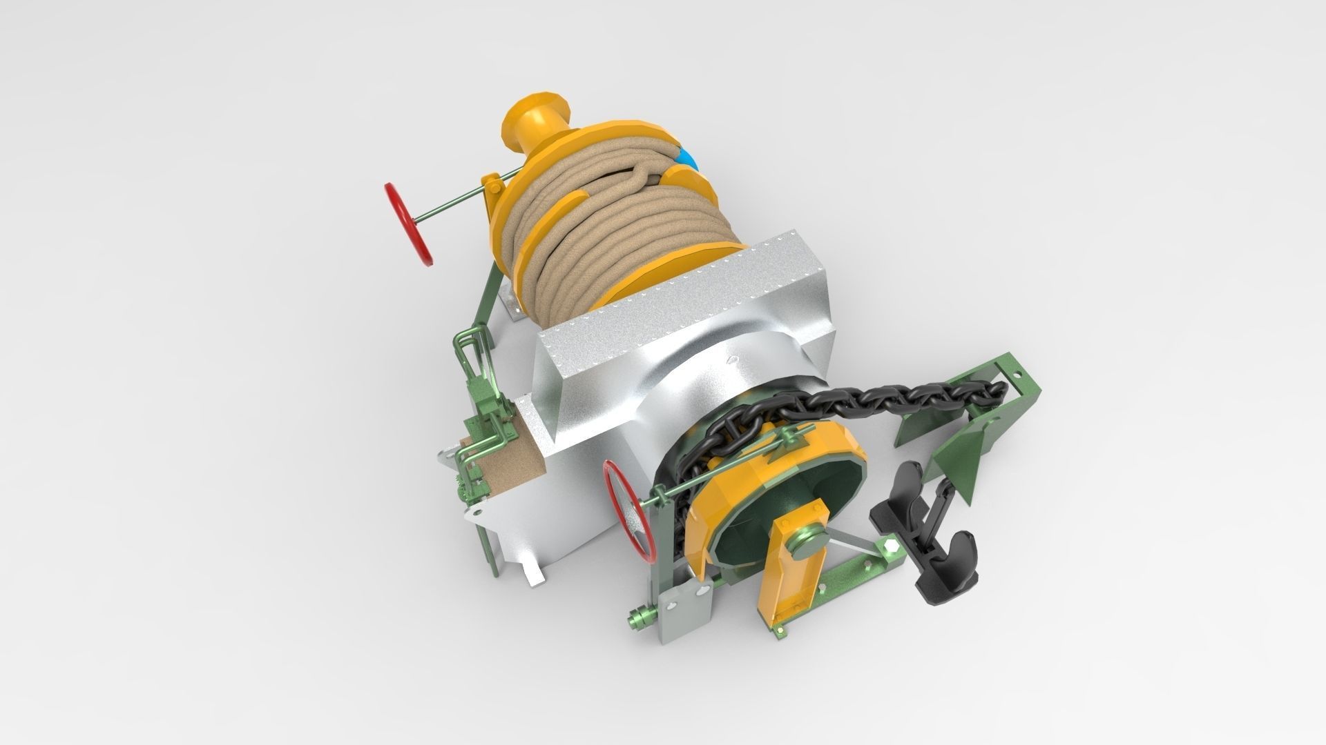 Windlass Anchor 3D model_6