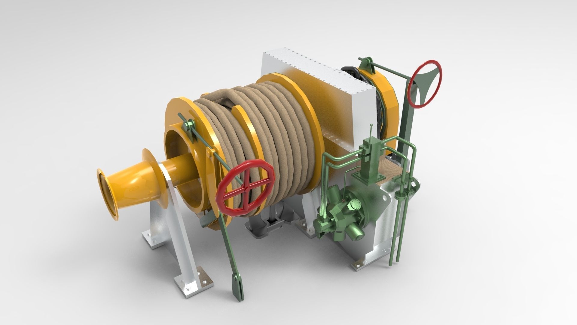 Windlass Anchor 3D model_4