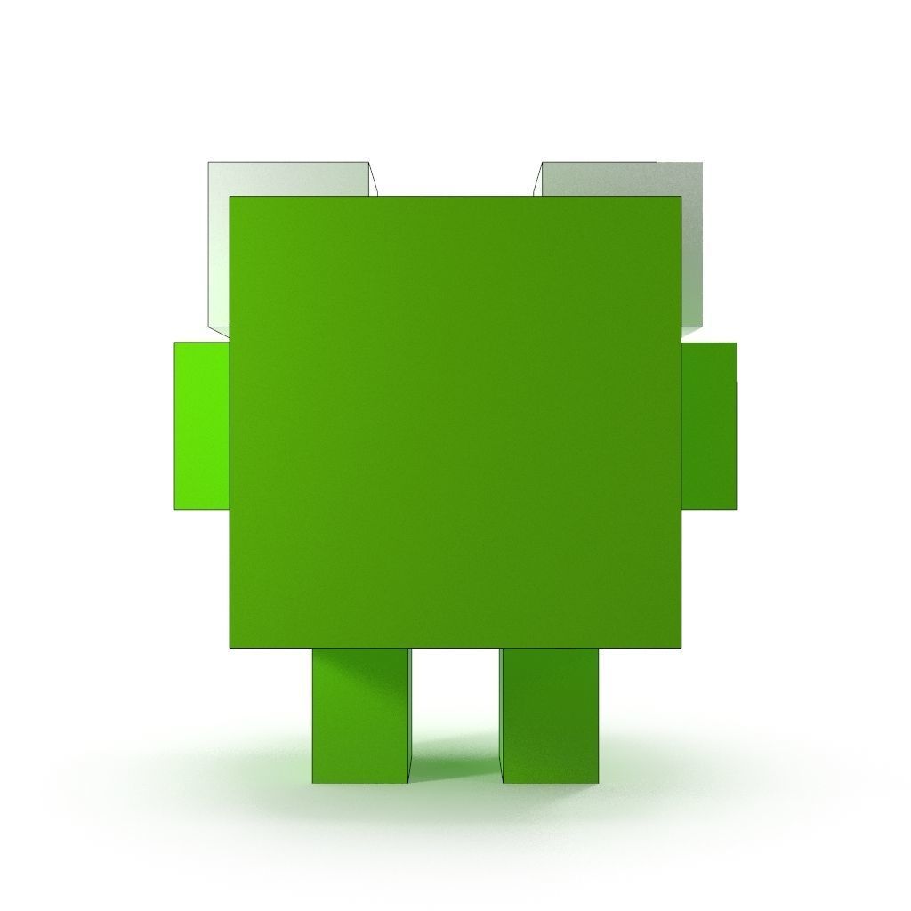 Voxel frog Low-poly 3D model_9