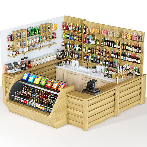 Cafe Restoran  3D model