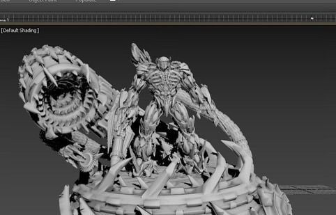 base transformers shockwave 3dprint 3D print model_4