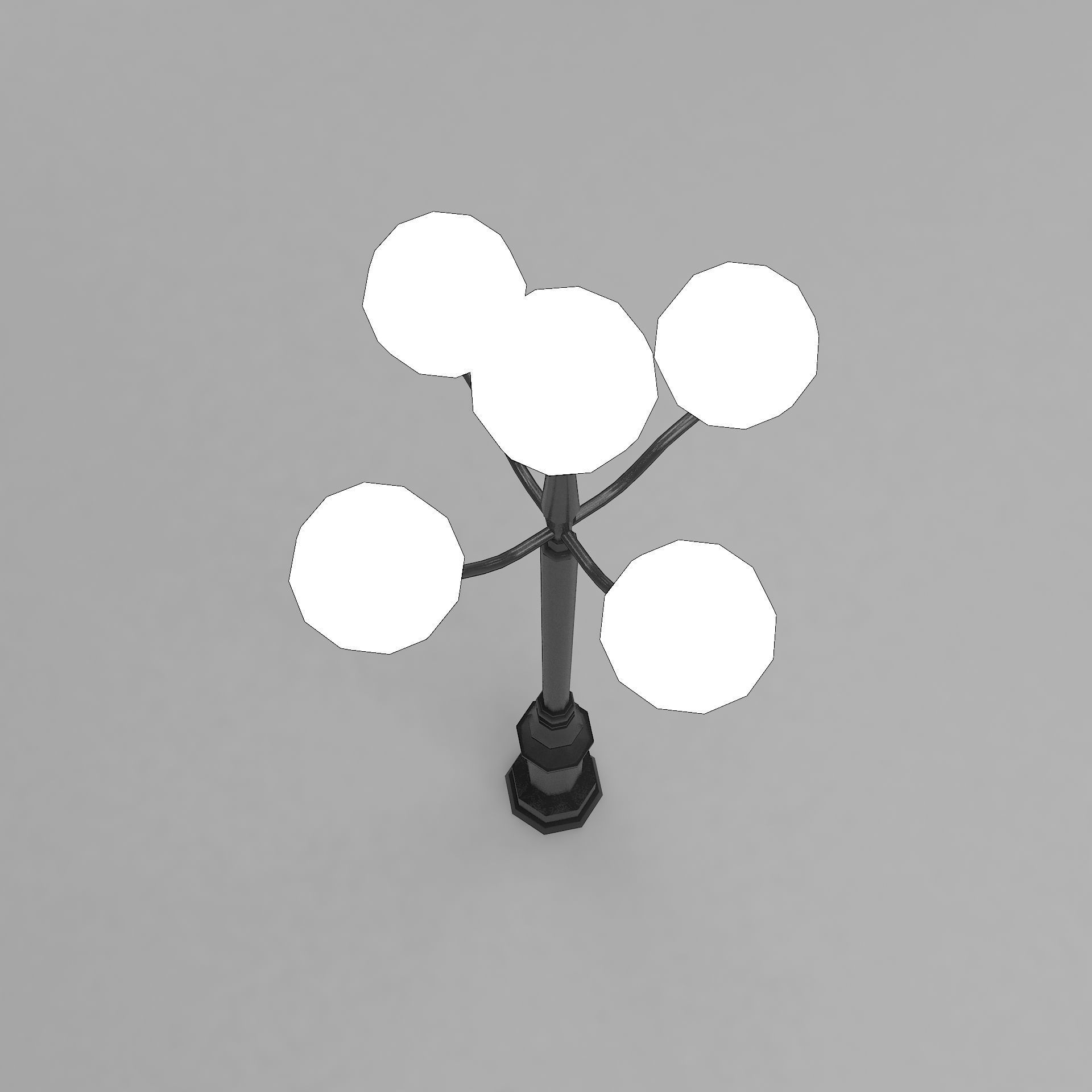 street light 2 3D model_8