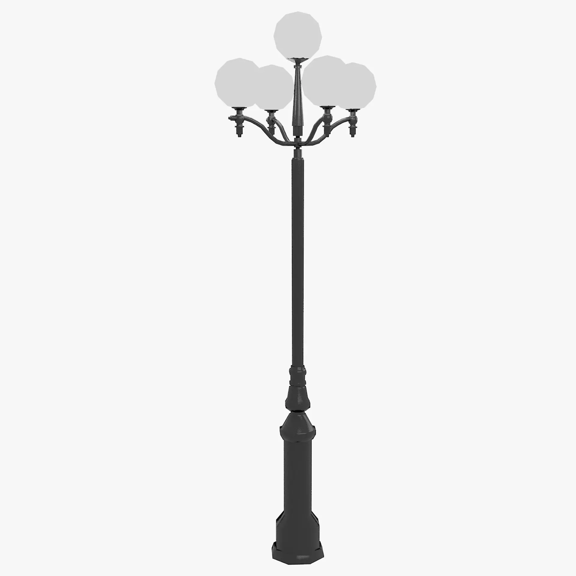 street light 2 3D model_0