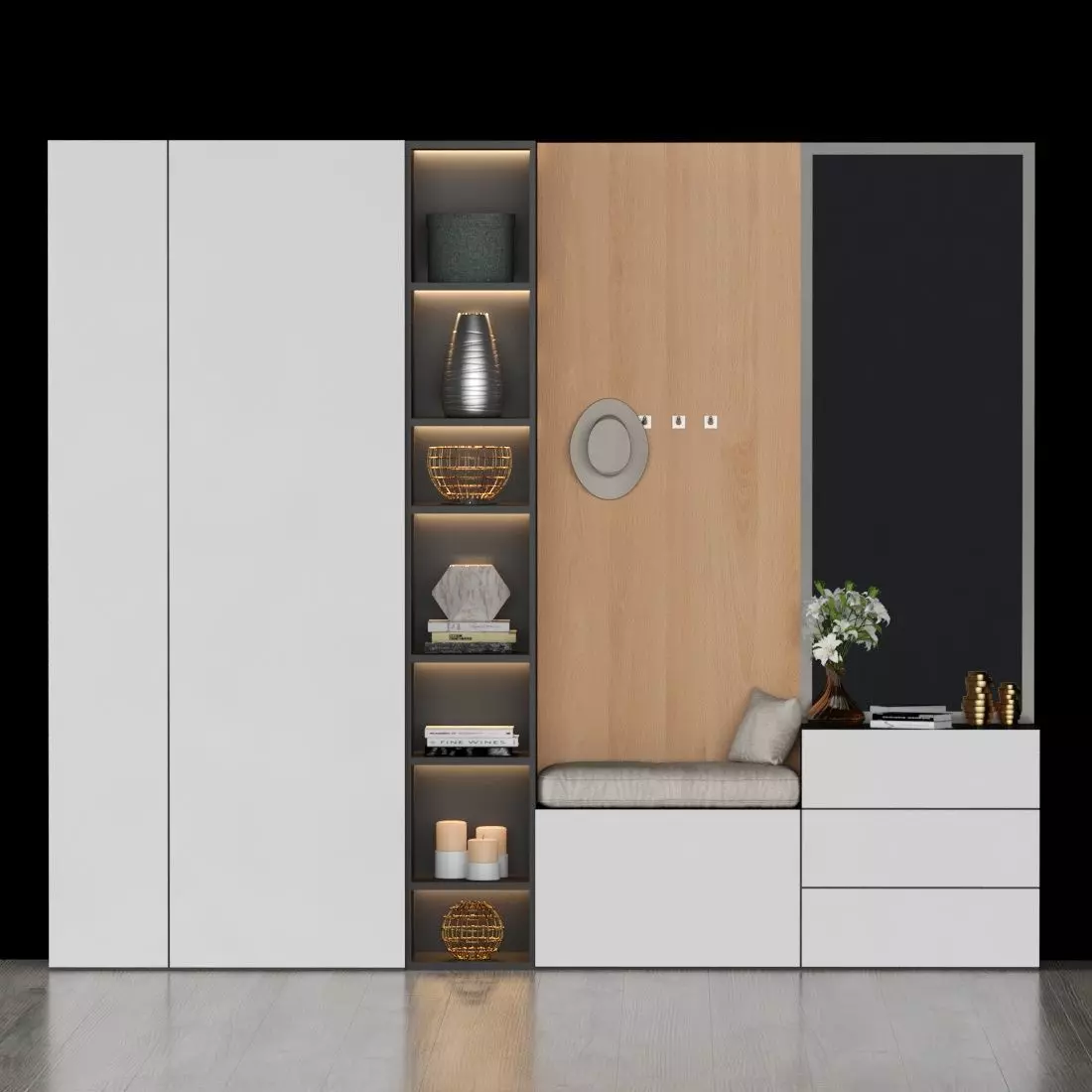 hall furniture 30 3D model