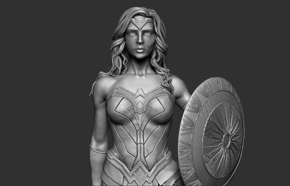 Wonder Woman 3D Print Model 3D model_10