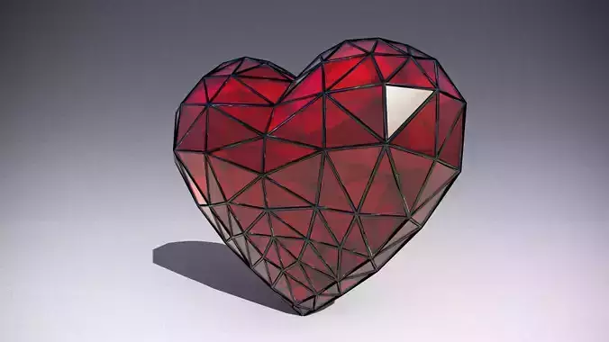 crystal heart
