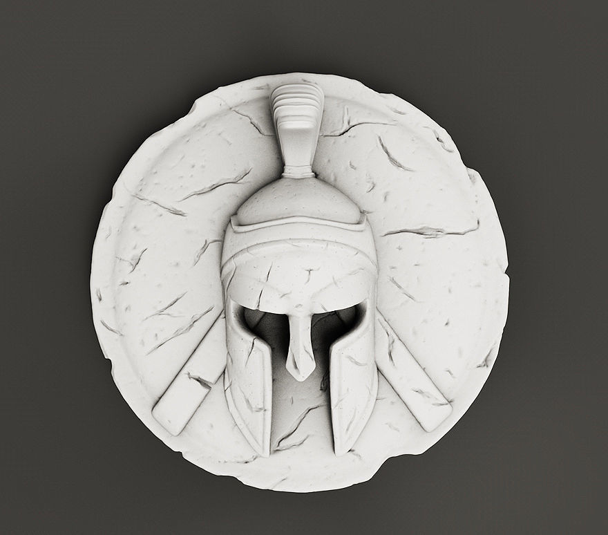 spartan for cnc 3d printable 3D print model_5