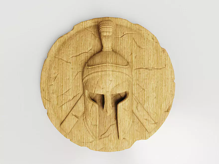 spartan for cnc 3d printable 3D print model_0