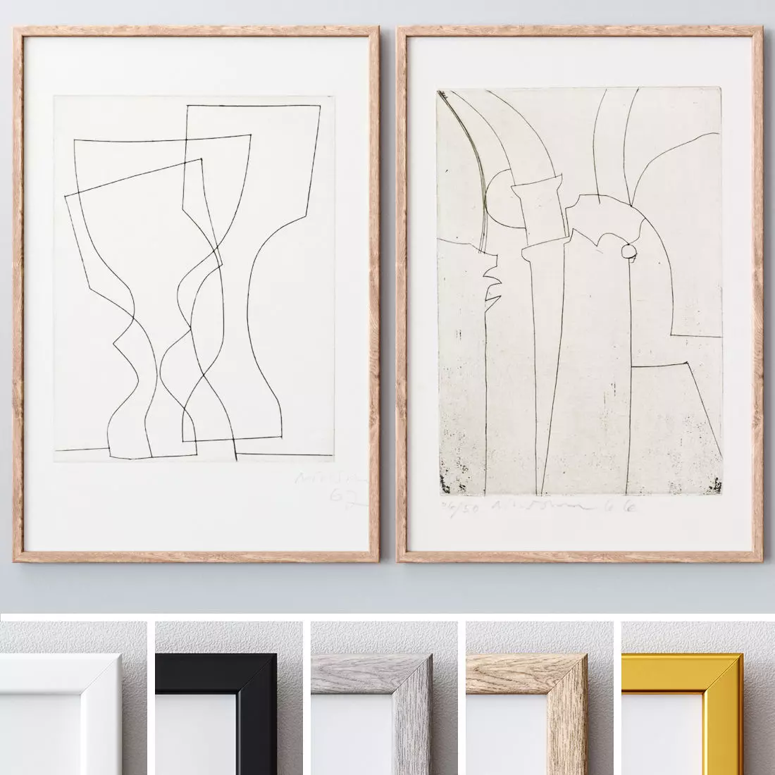 Photo Frames Set 64 3D model_0