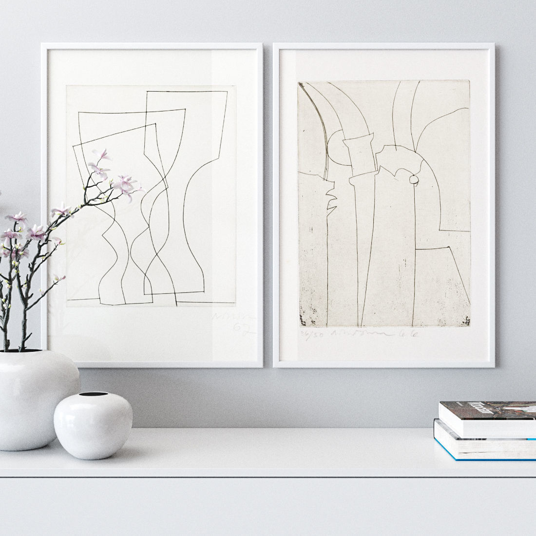 Photo Frames Set 64 3D model_1