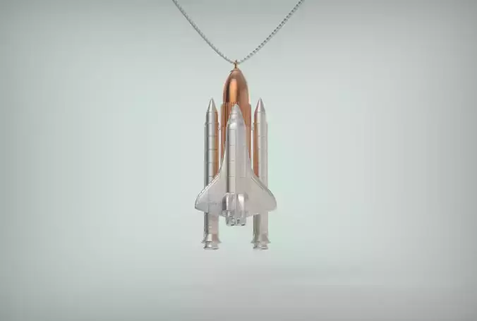 Space shuttle Jewelery 3D print model
