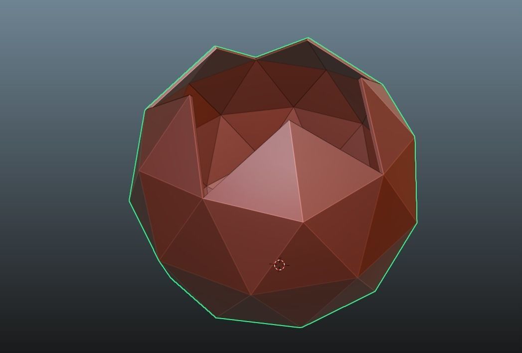 Icosphere pot flower planter 3D print model_13