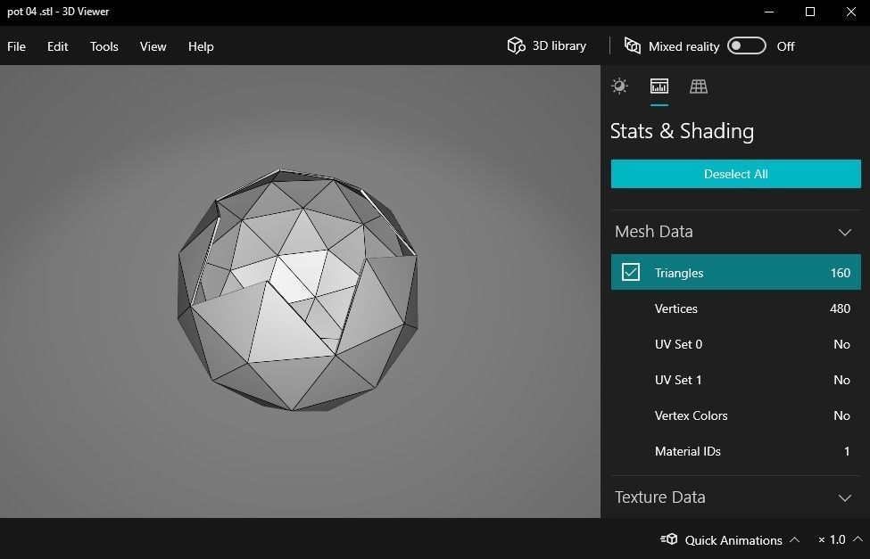 Icosphere pot flower planter 3D print model_16
