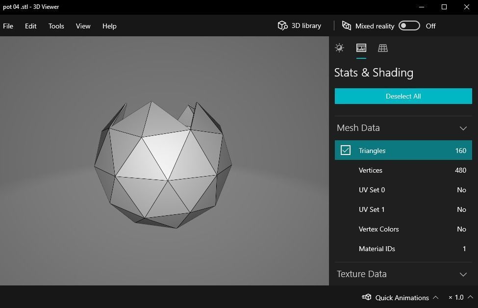 Icosphere pot flower planter 3D print model_15
