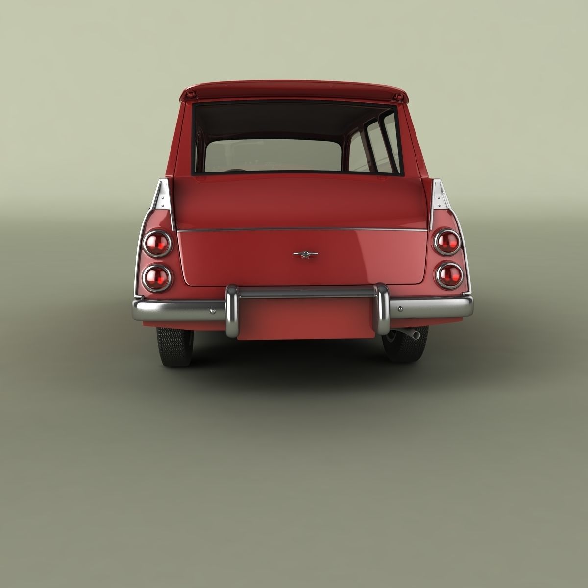 SAAB 95 3D model_3