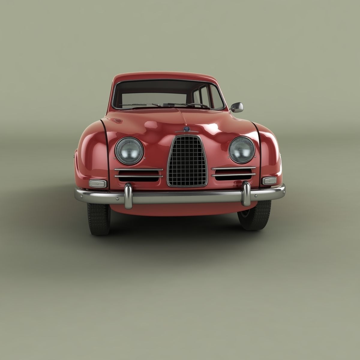 SAAB 95 3D model_4