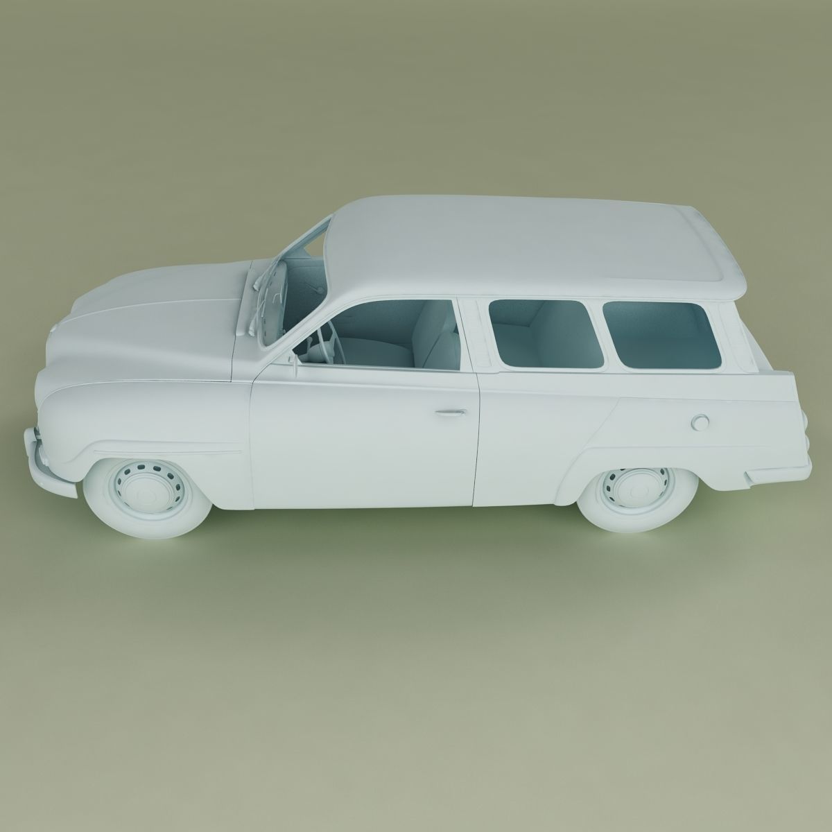 SAAB 95 3D model_11