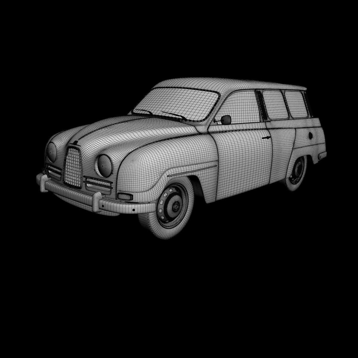 SAAB 95 3D model_14