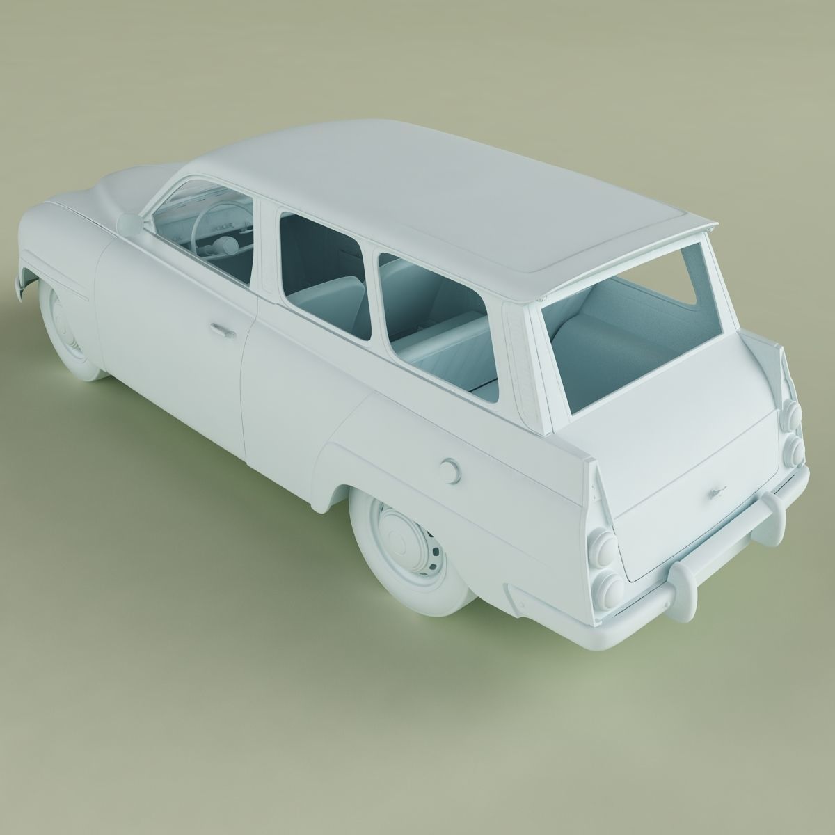 SAAB 95 3D model_12