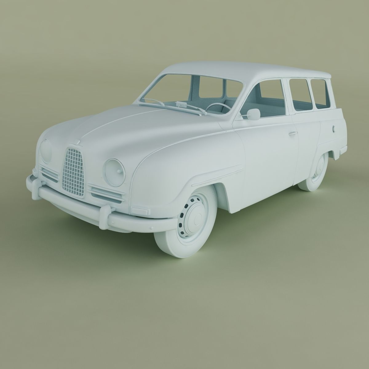 SAAB 95 3D model_10