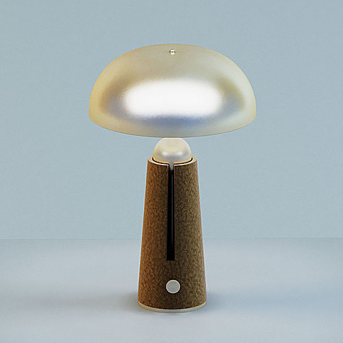Metal Dome Table Lamp 3D model