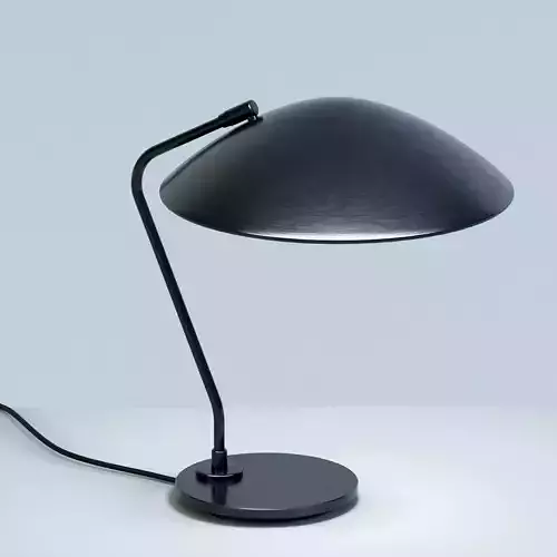 Metal Dome Table Reading Lamp 3D model Metal Dome Table Reading Lamp 3D model