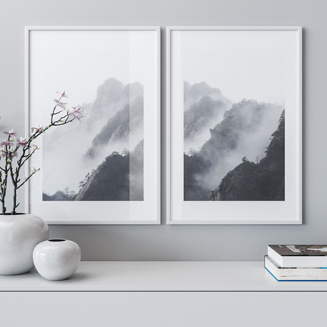 Photo Frames Set 69 3D model_1