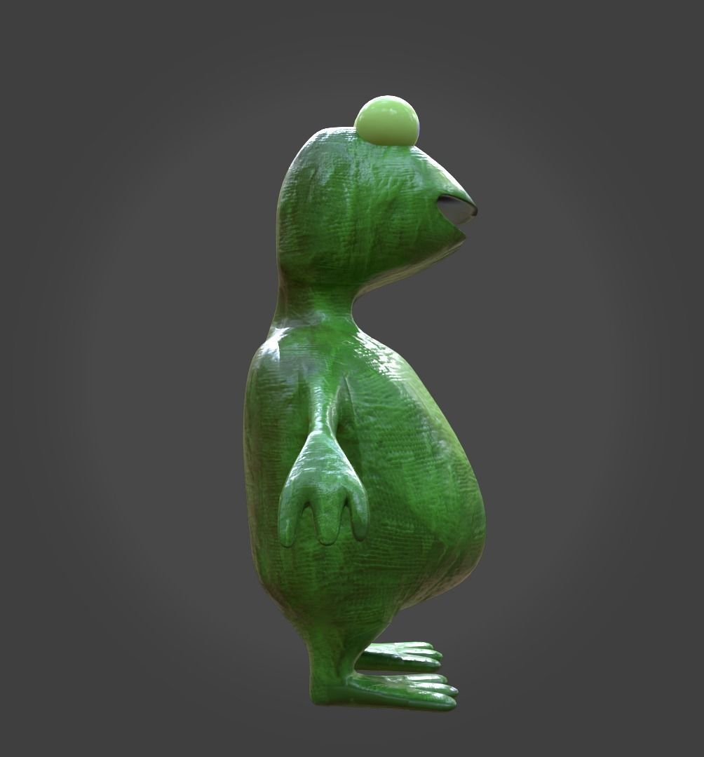 Bull toad 3D model_5
